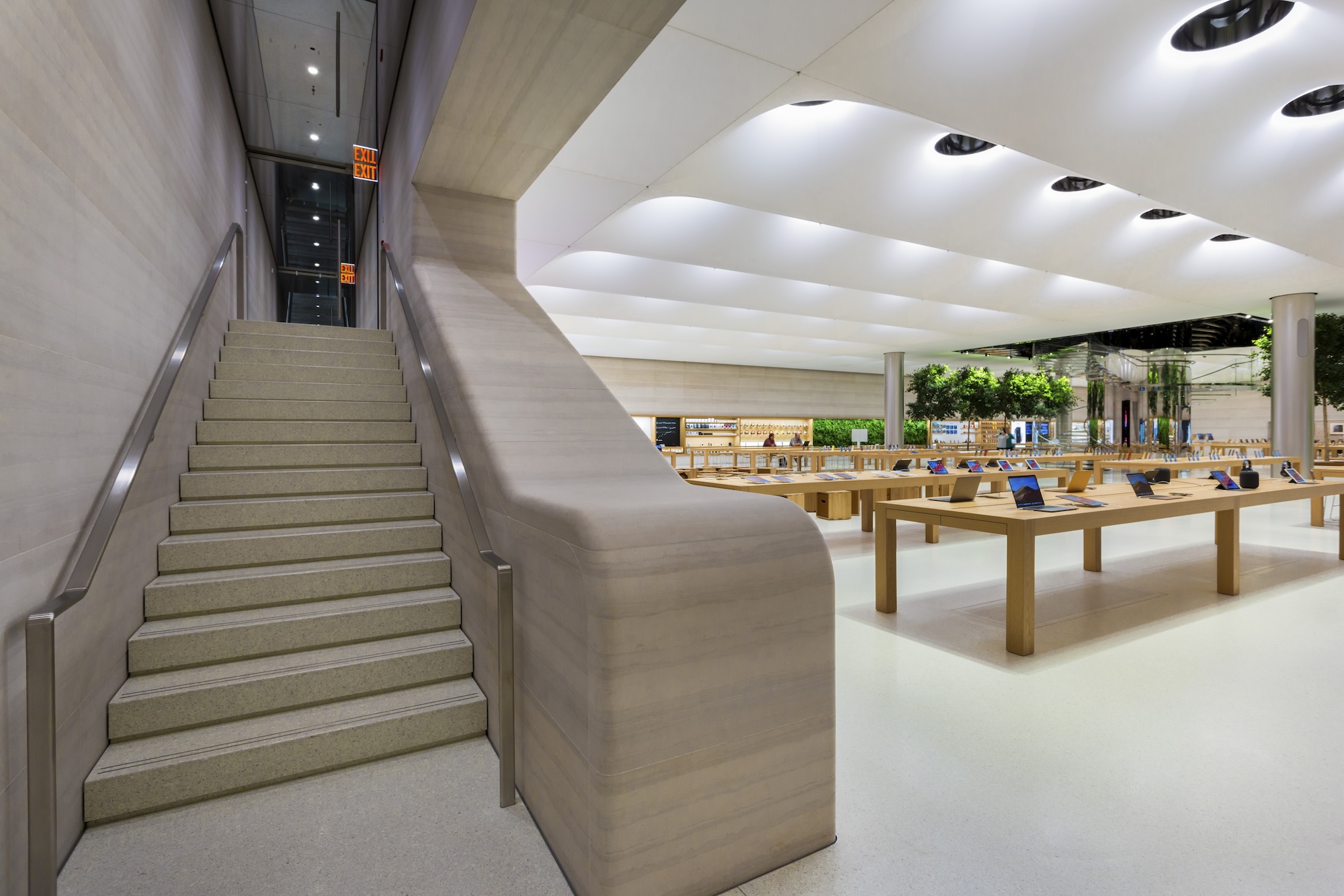 Artisan Stoneworks New York Luxury Stonework Apple Staircase Front View