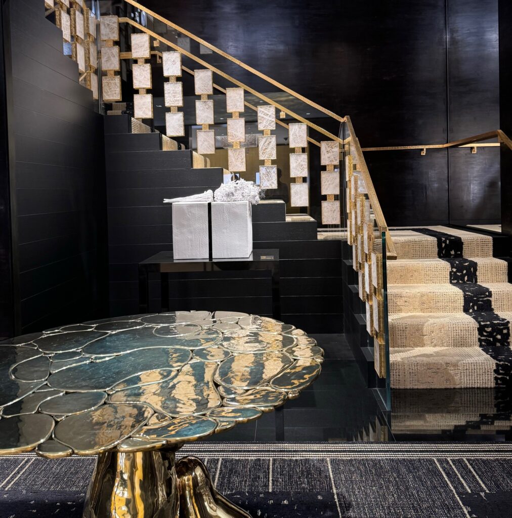 Artisan Stoneworks New York Luxury Stonework Chanel 5th Ave Jewelry Stairs