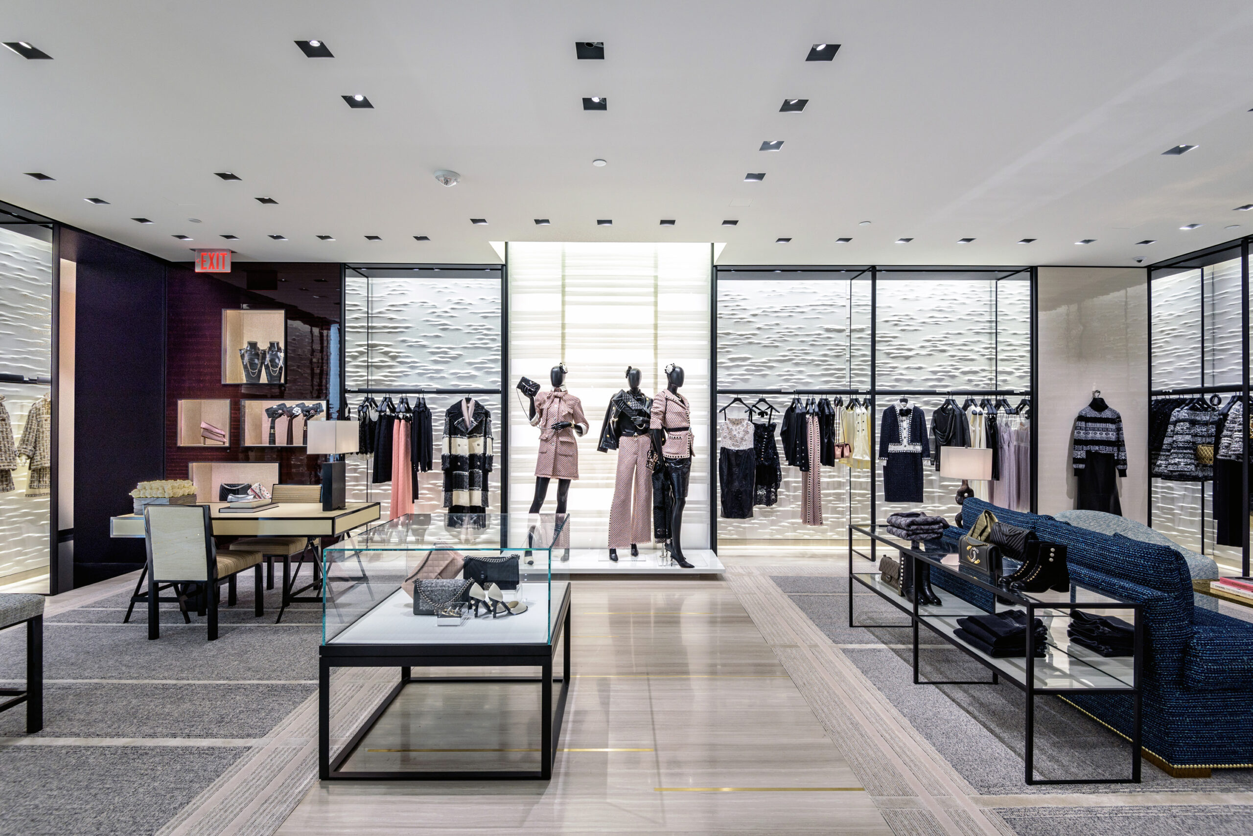 Artisan Stoneworks New York Luxury Stonework Chanel Beverly Hills Neiman Marcus Interior Display