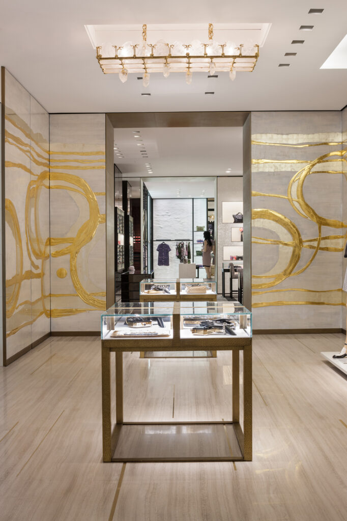 Artisan Stoneworks New York Luxury Stonework Chanel Costa Mesa Display Case