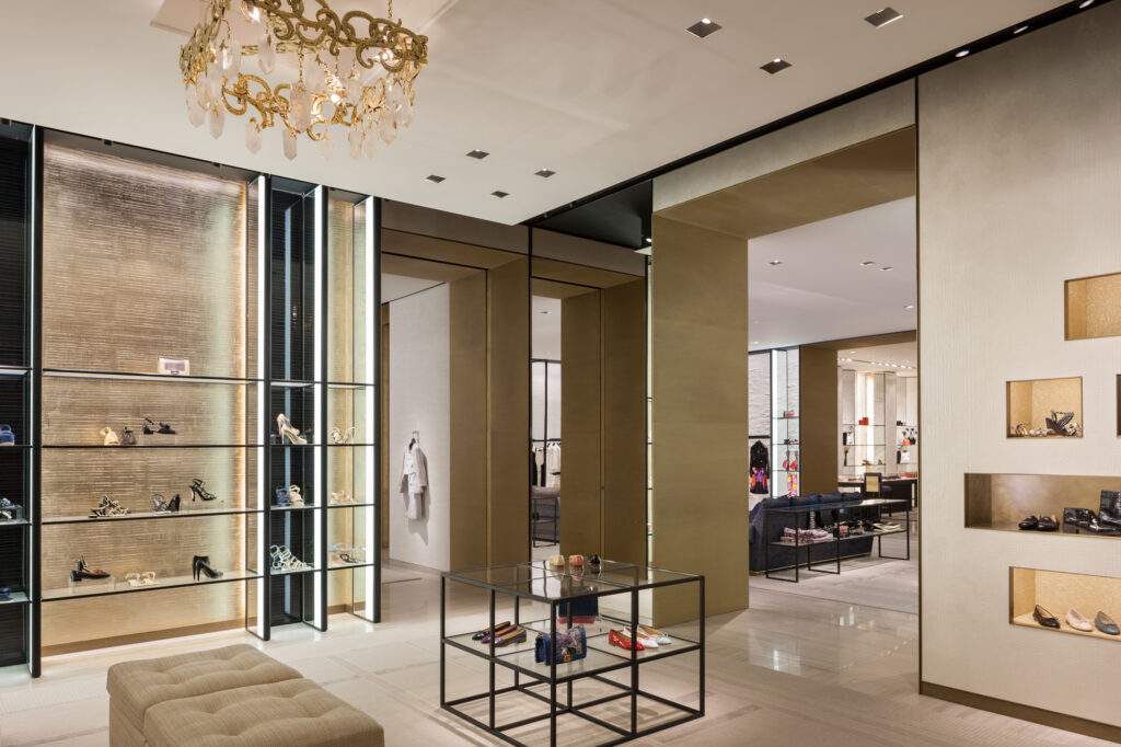 Artisan Stoneworks New York Luxury Stonework Chanel Costa Mesa Display Wall