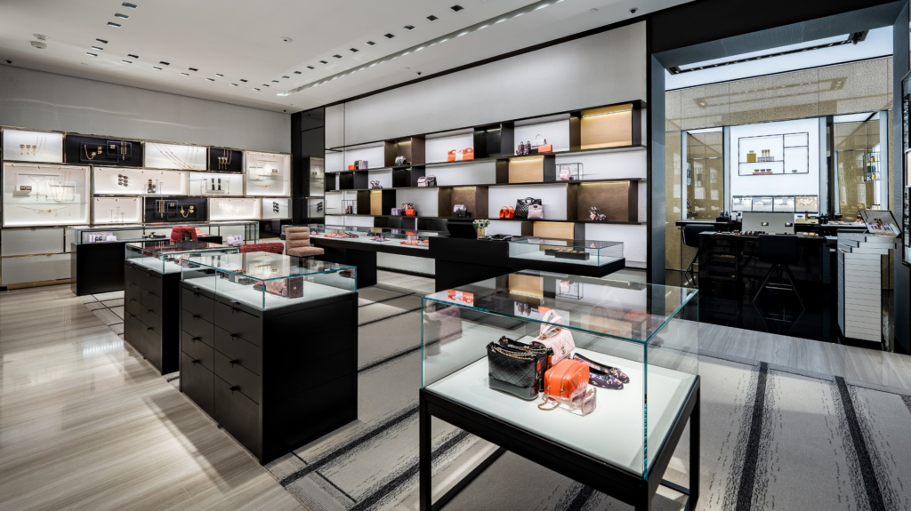 Artisan Stoneworks New York Luxury Stonework Chanel Tyson Galleria Display