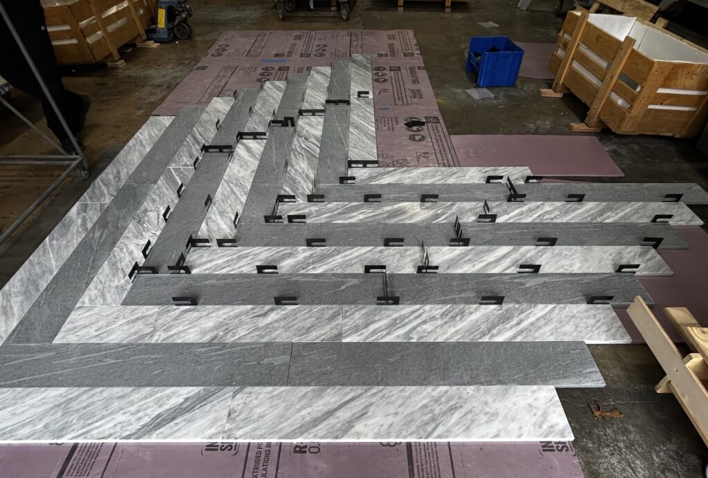 Artisan Stoneworks New York Luxury Stonework David Yurman Manhasset In Progress