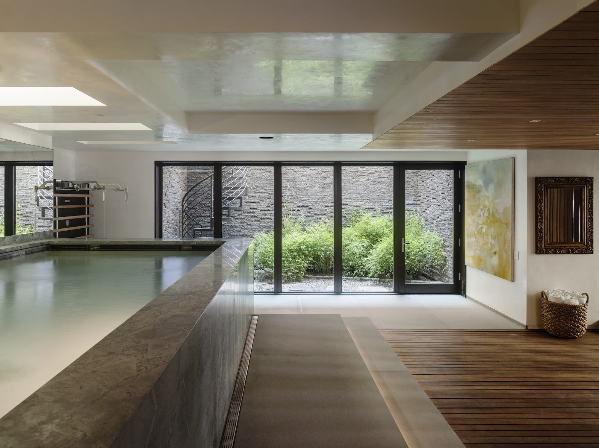 Artisan Stoneworks New York Luxury Stonework Downing Street Lap Pool