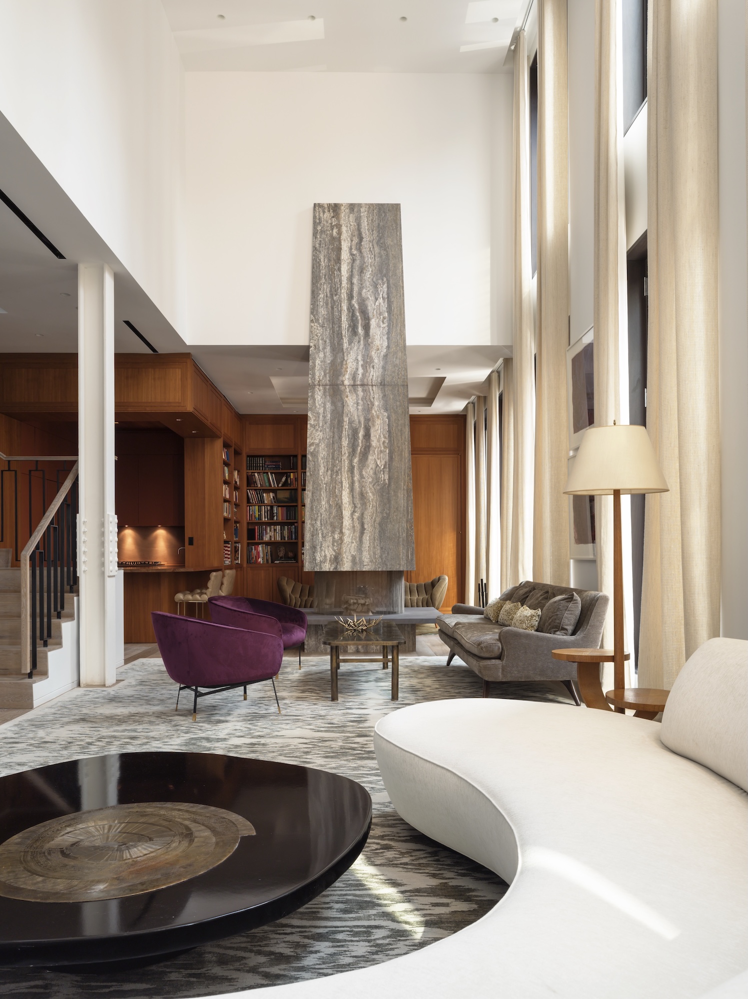 Artisan Stoneworks New York Luxury Stonework Downing Street Living Room Fireplace