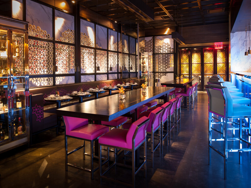 Artisan Stoneworks New York Luxury Stonework Hakkasan Nyc Dining Room High Top