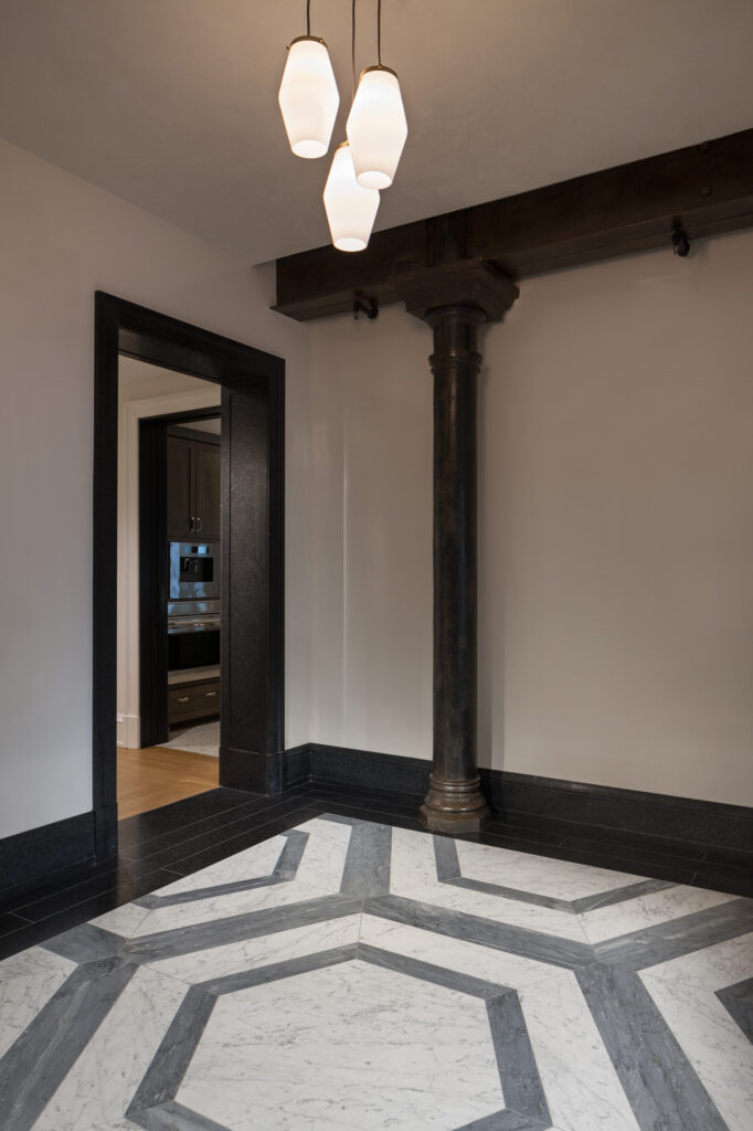 Artisan Stoneworks New York Luxury Stonework Puck Building Residence Entryway