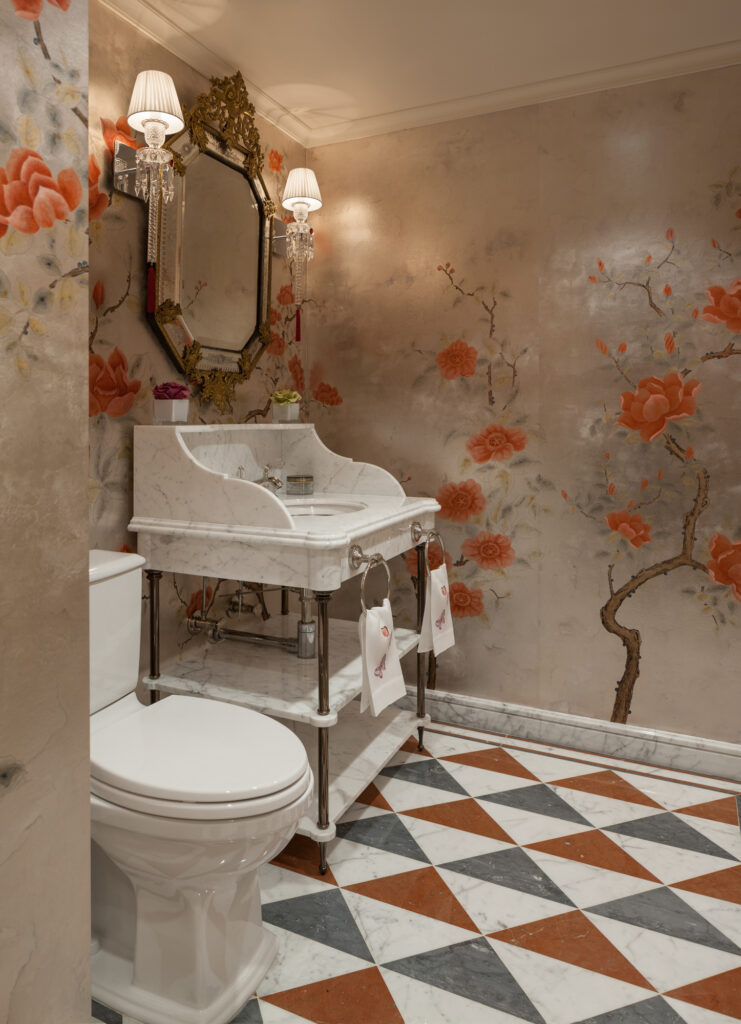 Artisan Stoneworks New York Luxury Stonework Upper East Side Residence Powder Room