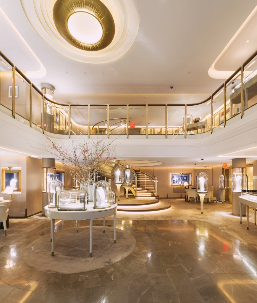 Artisan Stoneworks New York Luxury Stonework Van Cleef & Arpels 5th Ave Entryway