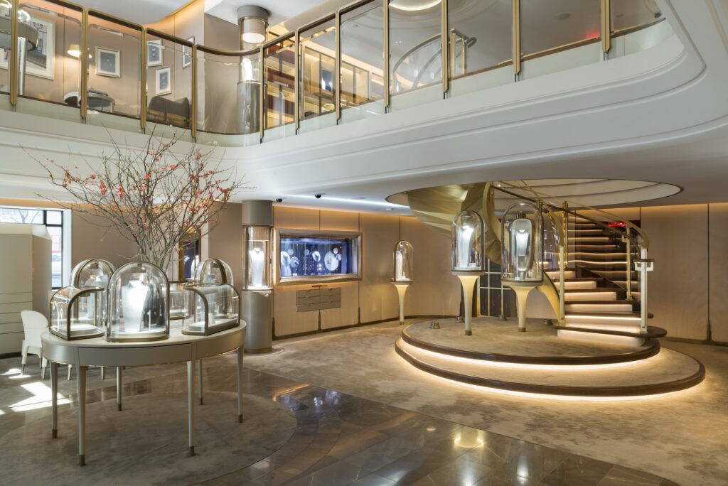 Artisan Stoneworks New York Luxury Stonework Van Cleef & Arpels 5th Ave Showroom